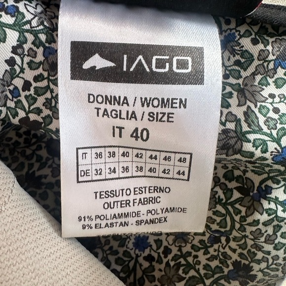 Iago Tan With Black Riding Breeches Italian Size 40 Or US 26 New Without Tags! - Picture 8 of 9